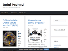 Tablet Screenshot of dolnipovltavi.cz